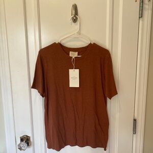 Sezane Linen Blend T-Shirt